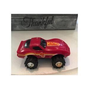 LJN Toys Rough Riders Corvette (Red) 4x4 Toy Car Parts Only